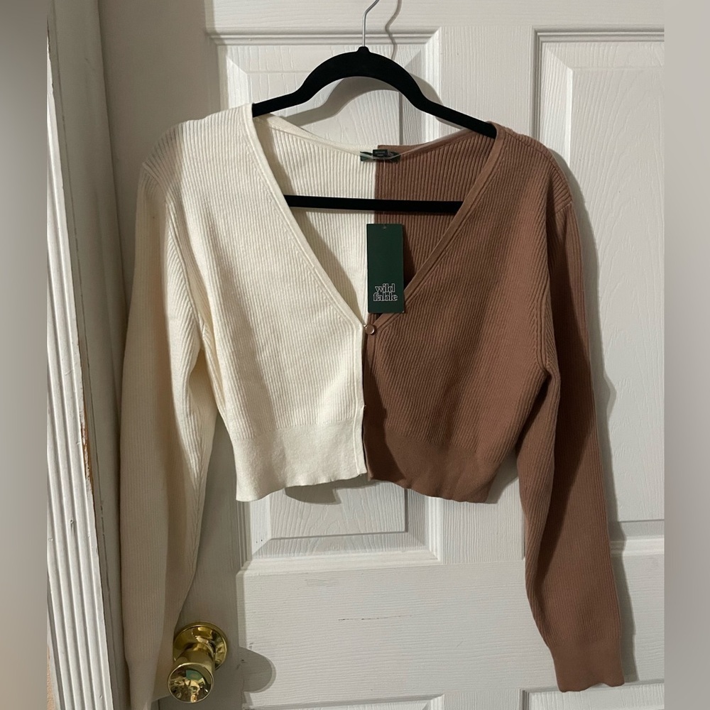 New Wild Fable Cropped Knit Sweater size  XXL  🌸🌹🌺 G
